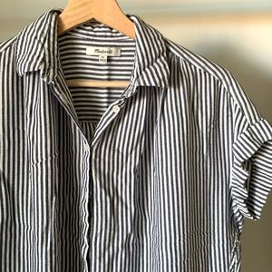 Madewell Central Stripe Button Down in Gabriel